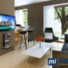 Mount-It! Floating Wall Mounted AV Entertainment Shelf for DVD Players, Cable Boxes, Audio, Gaming Systems, 3 Black Tempered Glass Height Adjusta