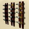 Wine rack Solid Wood Wine Rack Vintage Wine Rack Creative Shelf Wall-mounted Wine Rack Goblet Holder Wine Rack Glassware Rack Cup Holder