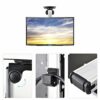 Pyle Universal Folding TV Ceiling Mount - Hide-Away Ceiling Flip Down Tv Mount Bracket - VESA Mount Compatible for 17” - 37" TVs - Flat Panel HDT