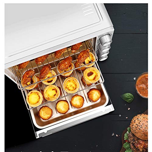 KKYKP Brushed Stainless Steel, Desktop Electric Oven, Large Oven, Silver, Stainless Steel,