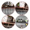 Wall-Mounted Wine Rack Glass Wine Glass Holder Vintage Wrought Iron Wine Rack Household Goblet Holder - Restaurant Kitchen Bar Decoration Storage