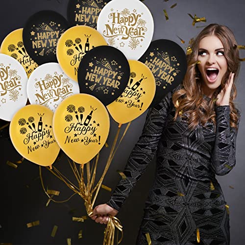 Happy New Year Decorations Table Cloth,PVC Plastic Wipe Clean Tablecloth - Waterproof Square Table Cover Protector for Kitchen Picnic Outdoor Ind