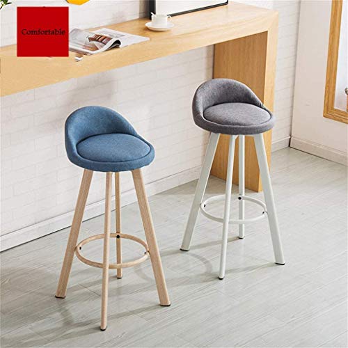 LUKEO Hydraulic Bar Stool Dining Chairs with Backrest 360° Swivel Adjustable Height PU Upholstered Seat Assembled Pub Home