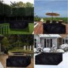 ZGQ Garden Furniture Covers Waterproof 127x127x74cm, Patio Furniture Cover Waterproof Dust-proof Tear-resistant Oxford Cloth Outdoor Protection,