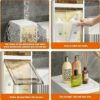 OPSREY Small Bathroom Storage Cabinet for Small Spaces, Over The Toilet Storage Cabinet for Skinny Bathroom Storage Corner Floor, Narrow Bathroom