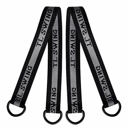 Vbestlife 2Pcs Tree Swing Straps Hanging Kit Strong Safety Strap Swing Accessories 45cm Horizontal Bar Connecting Belt Perfect for Tree Swing Ham