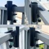 1 Pcs Umbrella Holder Fence,Patio Umbrella Clamp,Deck Umbrella Stand,Umbrella Stand for Beach,Umbrella,Deck,Balcony,Outdoor Patio (Black)