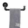Sumnacon Industrial Pipe Towel Rail Holder, Wall Mount Towel Hanger Bar Hanging Holder Kitchen Bathroom Rustic Decor Towel Rack