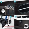 XHALERY Umbrella Rack Stand, Umbrella Holder,Umbrella Stands Umbrella Stand, 12 Holes And 10 Hooks Umbrella Drain Stand, Can Store Long And Short