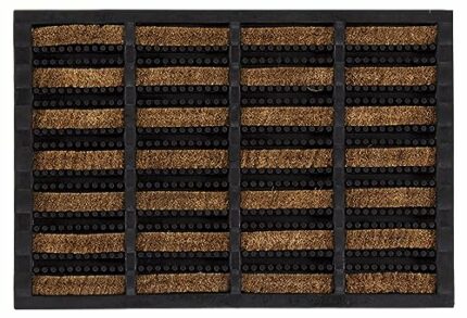 andiamo Rubber Coconut Dirt Trapper Mat, Robusta, 40 cm x 60 cm