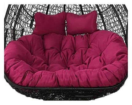 FNHY Durable Egg Chair Cushion Waterproof 2 SEATER Swing Chairs Pads Replacement Hanging Egg Hammock Chair Cushions Suitable For Indoor And Outdo