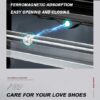 Clear Shoe/Sneaker Box PVC Stackable Plastic Shoe Case Drop Front Foldable Hard Transparent Sneaker Crates Magnetic Enclose Dust Proof 100 Percen