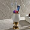 TBIIEXFL Antique Brass Carved Towel Paper Holder Bathroom Towel Rack Bathroom Accessories Retro Faucet Bathroom Hardware Set