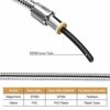 Magichome Stainless Steel Shower Hose, Standard UK Universal Thread Fitting to Fit Any Standard UK Shower Head, 1.5M, Complete with Plastic Washe