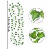 STBNVF 6 Pcs Vines, Fake Ivy, Vines for Bedroom Aesthetic, Bedroom Decor, Fake Plants, Green Ivy with Nylon Cable Ties, Plants Ivy Vine for Garde