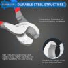 VORXEON 10 Inches Cable Cutter, Heavy Duty Large High Leverage Cutter Tool for Aluminum Copper Wire Communications Cable