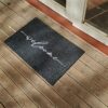 AAZZKANG Welcome Mat Outdoor with Durable Non Slip Rubber Backing Ultra Absorb Mud Easy Clean Entry Door Mat