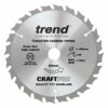 Trend CraftPro Triple Pack of Medium/Fine Finish TCT Saw Blades for DC390, DWE007, DCS391, DC391N Circular Saws, 165mm x 20mm Bore, 24 & 40 Teeth