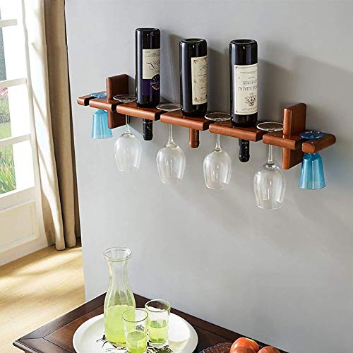 PIBM Stylish Simplicity Wine Shelf Wall-Mounted Wine Rack Partition Rack
