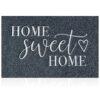 AAZZKANG Doormat Outdoor Entrance with Non Slip Rubber Backing Welcome Please Remove Your Shoes Mat Easy to Clean Indoor Door Mat for Entrance