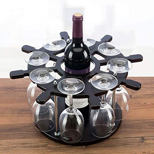 CZDYUF Solid Wood Wine Glass Holder, Decorative Goblet Holder Hanging Creative European Wine Glass Holder