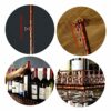 Stylish Simplicity Down Wine Rack Bar Creative Display Stand Vintage Wrought Iron Wine Rack - Restaurant Kitchen Bar Decoration Storage Rack Adju