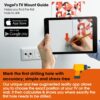 Vogel's WALL 3115 Tiltable TV Wall Bracket for 19-43 Inch TVs, max 44 lbs (20 kg), max VESA 200x200, TV Wall Mount, Universal Compatibility, TÜV