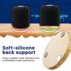 Bangcheer Bamboo Stand for Homepod/HomePod 2 with Non-Slip Feet and Scratch Resistant Elegant Space Saving Smart Speaker Bamboo Holder Enhance Ho