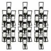 wine racks Wall Mounted Wine Racks European Style Iron Multi-bottle Red Wine Bottle Holder Creative Lattice Wine Racks Black Stemware Racks