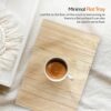 WINSOME Wooden Sofa Arm Tray Foldable Sofa Tray Couch Armrest Table Flexible Arm chair Tray Perfect for Drink Snacks, Magazine, and Remote