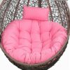 Gettop Egg Chair Cushion | Thicken Round Hanging Hammock Chair Cushion | Washable Chair Cushions Only | Outdoor Cushion Replacement for Hanging E