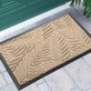 Yimobra Door Mats Outdoor, Heavy Duty Non Slip Outdoor Welcome Mats for Front Door, Easy Clean Outside Doormats for Outdoor Entrance Home Entry M