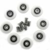 8 Sets 19mm Shower Door Wheels Rollers Runners by YuanQian