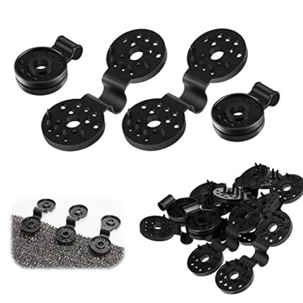 100 Pcs Sun Shade Sail Fixing Kit, Garden Shade Cloth Plastic Clips, Shade Net Clip, Recyclable Agricultural Film Fixing Clip, Removable Shade Ne