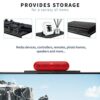 VIVO Easy TV and Monitor Top Shelf Mounting Bracket with 12 inch Wide Padded Platform and Rotary Clamp, Holds Small Speakers, Streaming Devices,