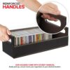 Richards Homewares Chocolate Stacking CD Tray