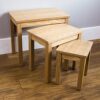 Vida Designs Oak Occasional Oakridge Nest Of Tables