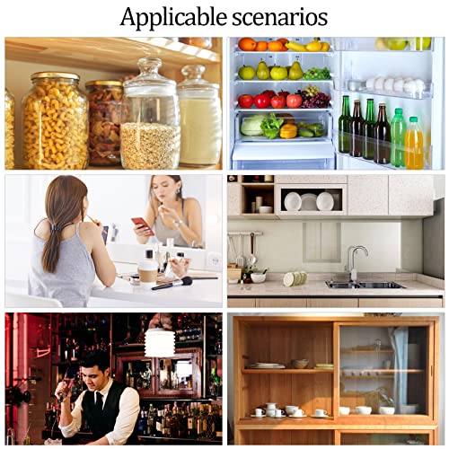 acDesign Stackable Water Bottle Organizer for Cabinet, Pantry, Freezer Clear Bottle Organizer for Cabinet 4Pack, Hold 12 Bottles