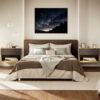 Bixiaomei Floating Nightstand with Drawer, Wall Mounted Floating Bedside Table, Modern End Table with Wooden Open Storage Shelf for Bedroom & Liv