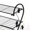 ZCMEB Multi-Layer Storage Shoe Cabinet Iron Simple Shoe Rack Household Home Door Small Shoe Rack Type Economic Iron Shoe Rack