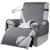 Waterproof Recliner Chair Cover, Recliner Sofa Coves with 6 Side Pockets, Anti-fouling 1 Seats Recliner Armchair Cover, Non-slip Chair Protectors