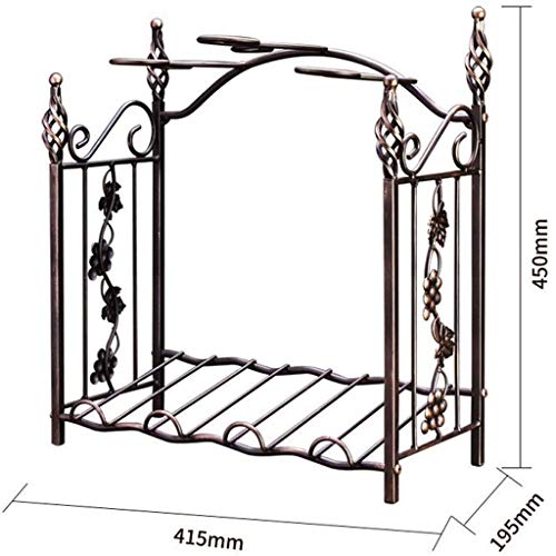 SCKTFS Home Living Room Wine Rack, Wine Goblet Upside Down Glass Holder European Retro Bottle Holder