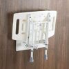 taimowei Wall-Mounted Shower Seat Stool, Aluminum Alloy Foldable Bath Stool Adjustable Height Bath Chair,Household Goods