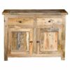 Artisan Furniture Classic Small Sideboard with Two Drawers, Mango Wood, Brown, One Size