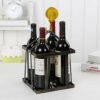 Stylish Simplicity Metal Bar Personality Loading Machine Hemp Rope Wine Rack Home Cooking Noodle Decoration Retro Industrial Wind Bar Restaurant