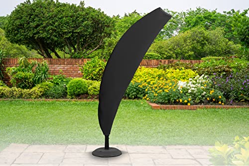 Bosmere Protector 6000 | Garden Parasol Umbrella Cover | L190cm circ.96cm | 100% Waterproof, UV Protected, Heavy Duty 600D | 6 Year Guarantee | D