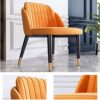 dining chair Kitchen Dining Room Furniture Chairs Dining Chair Set Of 4 with Metal Legs Velvet Seat And Backrests For Lounge Kitchen Bedroom Livi