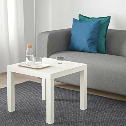 Ikea LACK Side Table, white, 55x45x55, Easy to assemble, Low weight, easy to move.