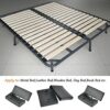 "N/A" 36 pcs Bed Slat Centre Caps Holders, Slat Bracket Cover,Replacement Plastic Bed Slat Holders Kits Bundles,for Single and Double beds，Connec