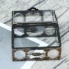Balacoo Pirate Treasure Box Plastic Clear Treasure Box Mini Treasure Chest Candy Chest Box for Collectibles Coin Kids Party Supplies